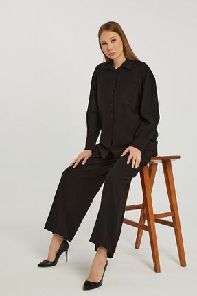 پیراهن مشکی زنانه اورسایز Bolivente - کد 929068084