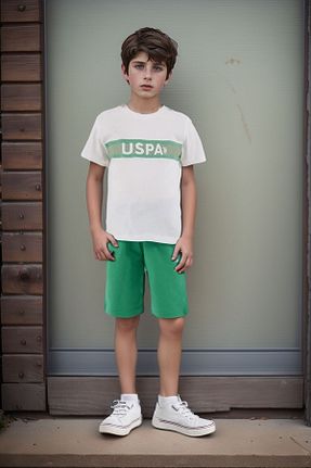 ست بالاتنه و پائین تنه رنگی بچه گانه بافتنی U.S. Polo Assn. - کد 929222557