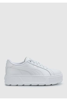 کفش اسنیکر سفید زنانه بند دار Puma - کد 220200818