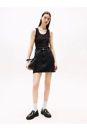 دامن رنگی زنانه جین Tommy Jeans - کد 929082089