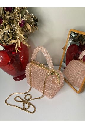کیف دوشی صورتی زنانه Butik - کد 904895067