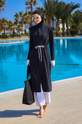 مایو حجاب مشکی زنانه ساده Marina - کد 929384779