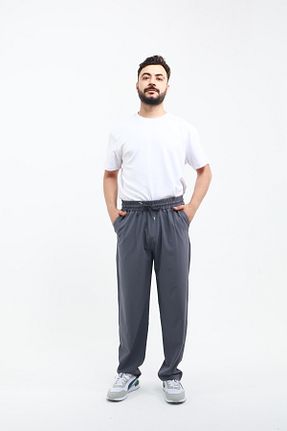 شلوار طوسی مردانه بافتنی OXVİN - کد 902954915