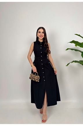 لباس مشکی زنانه بافتنی LEKİ BUTİK - کد 929126069
