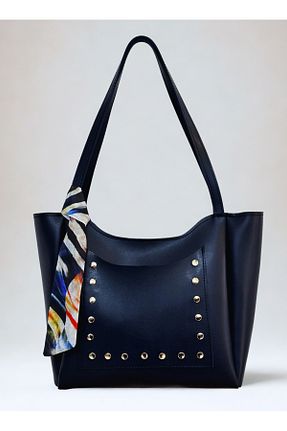 کیف دوشی سرمه ای زنانه پلی اورتان fular & bags - کد 929131708
