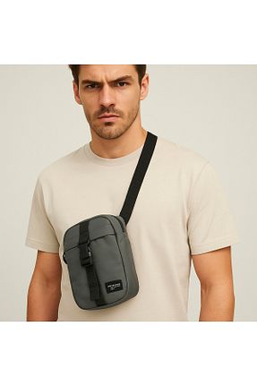 کیف دوشی طوسی زنانه پلی استر Jack & Jones - کد 798217036