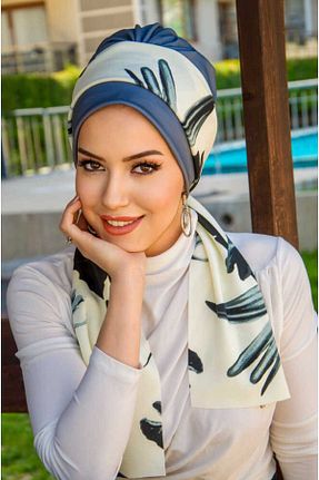 کلاه شنای حجاب طوسی زنانه Aişe Tesettür - کد 929156887