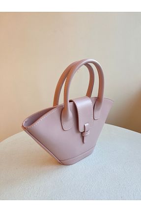 کیف دوشی صورتی زنانه چرم مصنوعی Sanart Shop - کد 929155187