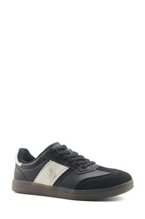 کفش اسنیکر مشکی زنانه بند دار U.S. Polo Assn. - کد 925439979