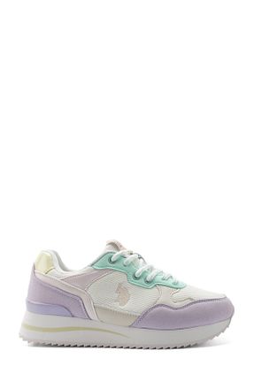 کفش اسنیکر بنفش زنانه بند دار U.S. Polo Assn. - کد 921505144