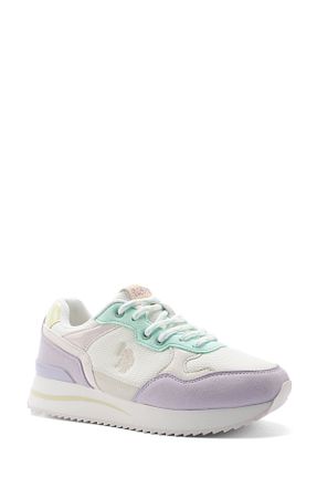 کفش اسنیکر بنفش زنانه بند دار U.S. Polo Assn. - کد 921505144