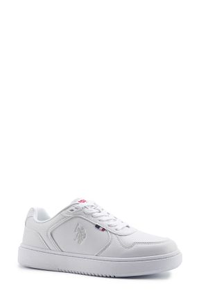 کفش اسنیکر سفید زنانه بند دار U.S. Polo Assn. - کد 901674446