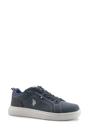 کفش اسنیکر آبی مردانه بند دار U.S. Polo Assn. - کد 898189910
