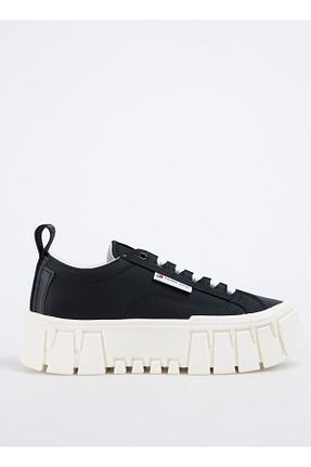 کفش اسنیکر مشکی زنانه بند دار Tommy Hilfiger - کد 929168075