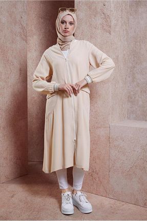 کت حجاب بژ زنانه رگولار Alvina - کد 839383156
