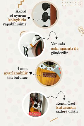 گیتار رنگی BambaPaw - کد 928152516