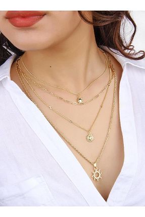 گردنبند جواهر طلائی زنانه Klips Concept - کد 924350179