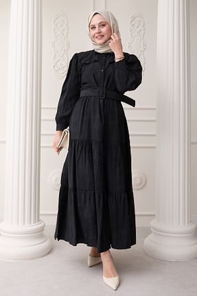 لباس حجاب مشکی زنانه رگولار InStyle - کد 929189519