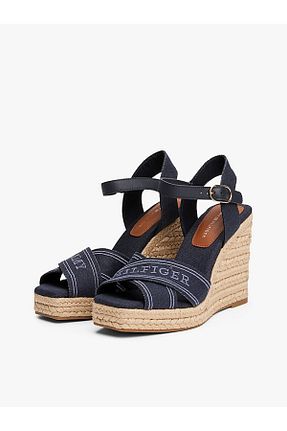 دمپائی آبی زنانه پاشنه تخت Tommy Hilfiger - کد 901396325