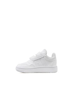 کفش اسنیکر سفید بچه گانه بند دار adidas - کد 793085871