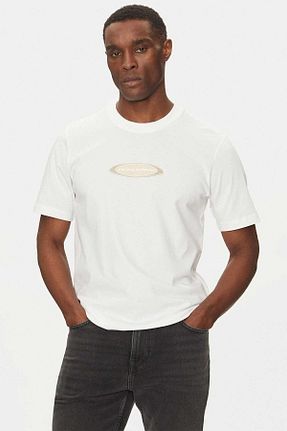 تیشرت سفید مردانه یقه دوچرخه Jack & Jones - کد 896817485