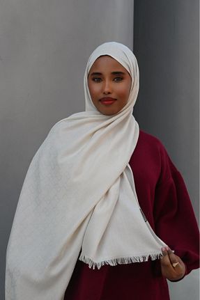 شال سفید زنانه Pull Scarfs - کد 929223146