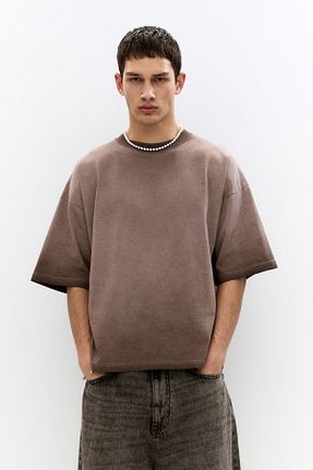 تیشرت رنگی مردانه Boxy Pull & Bear - کد 929222739