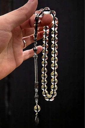 تسبیح سفید کهربا Atolyezone - کد 929219105