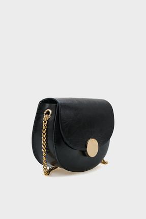 کیف دوشی مشکی زنانه چرم مصنوعی Capone Outfitters - کد 857546483