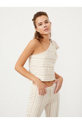 بلوز بژ زنانه رگولار Xint - کد 268596981