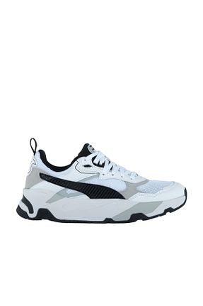 کفش اسنیکر سفید مردانه بند دار Puma - کد 474575874
