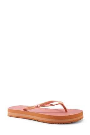 دمپائی نارنجی زنانه پاشنه تخت U.S. Polo Assn. - کد 925871171
