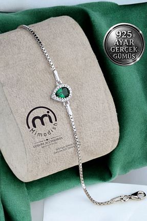 دستبند نقره سفید زنانه 925 عیار Mimodish - کد 929245110