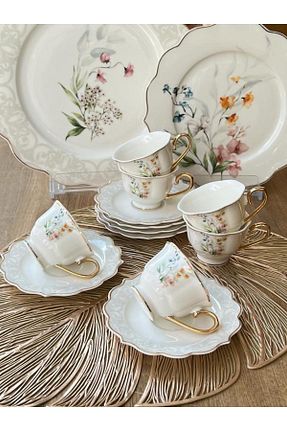فنجان قهوه رنگی 6 نفره ROSSEV - کد 770013659