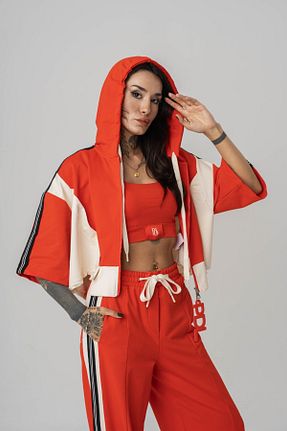 تیشرت قرمز زنانه رگولار go gang own - کد 929244372