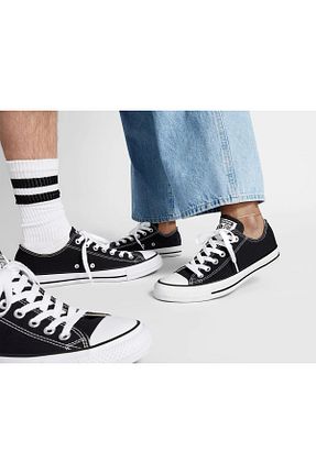 کفش اسنیکر مشکی زنانه بند دار Converse - کد 929246455