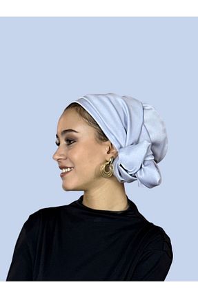 روسری سرمه ای کرپ Bitter Colors - کد 466107852