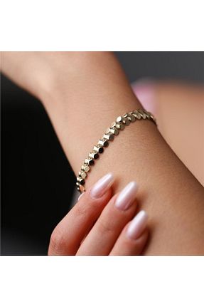 دستبند طلا طلائی زنانه 14 عیار Siena - کد 929444089