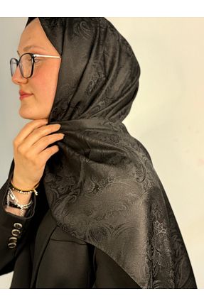 شال مشکی زنانه پنبه ای Twentytwo scarf - کد 929210636