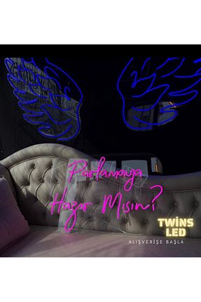 چراغ LED صورتی Twins Led Aydınlatma - کد 929265082