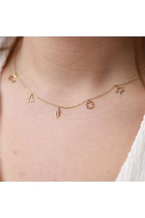 گردنبند طلا طلائی زنانه 14 عیار Siena - کد 929426467