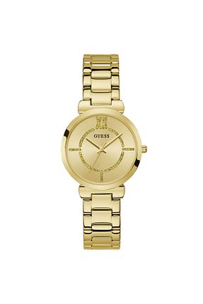 ساعت مچی طلائی زنانه 31-35 میلی متر Guess - کد 774844039