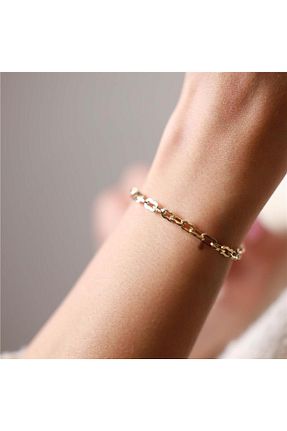 دستبند طلا طلائی زنانه 14 عیار Siena - کد 929443929