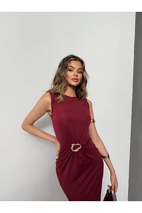 لباس زرشکی زنانه بافتنی timagna - کد 920648390