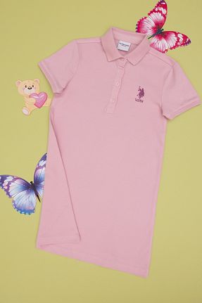لباس صورتی بچه گانه بافتنی U.S. Polo Assn. - کد 929273421