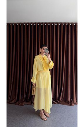 دامن رنگی زنانه مخلوط پلی استر HAZELANNA - کد 929292868