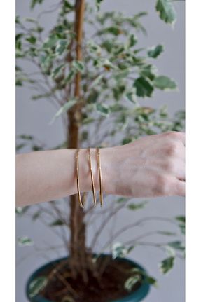 دستبند استیل (فولاد) زرد زنانه استیل (فولاد) Bal Küpü Jewelry - کد 929628481