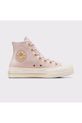 کفش اسنیکر صورتی زنانه بند دار Converse - کد 850727016