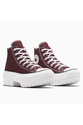 کفش اسنیکر قرمز زنانه بند دار Converse - کد 929294579