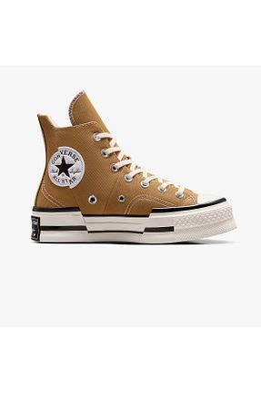 کفش اسنیکر قهوه ای زنانه بند دار Converse - کد 888886030